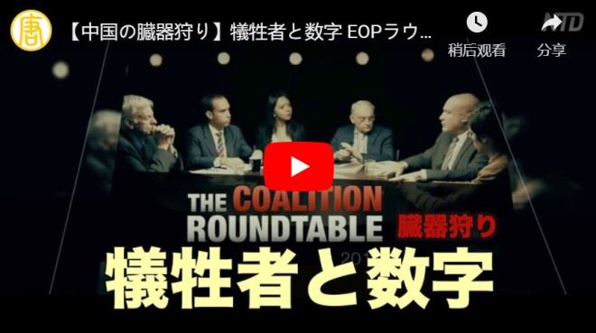 【中国の臓器狩り】犠牲者と数字 EOPラウンドテーブル(2/4)【動画】
