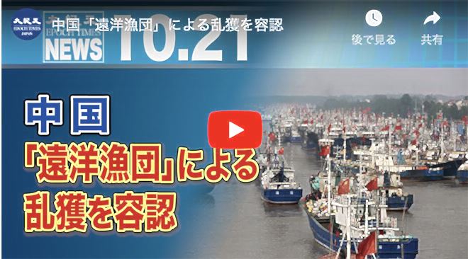 中国「遠洋漁団」による乱獲を容認
