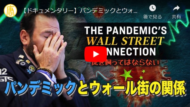 【ドキュメンタリー】パンデミックとウォール街の関係ーーThe Coronavirus Pandemic's Wall Street Connection