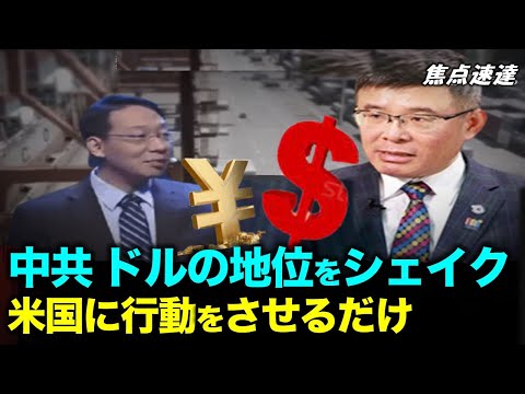 【焦点速達】中共御用学者が示すドルへの野心呉嘉隆氏：米国に行動を起こさせるだけ