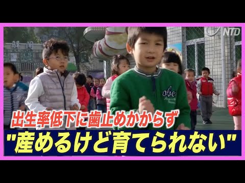 中国の出生率低下に歯止めかからず　若者「産めるけど育てられない」【禁聞】