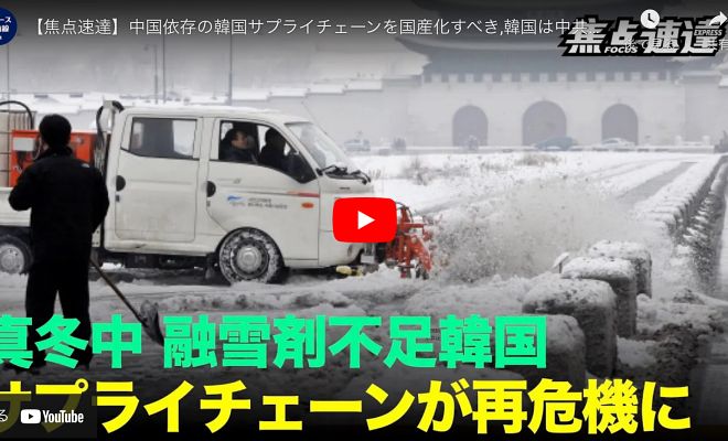 【焦点速達】中国依存の韓国サプライチェーンを国産化すべき,韓国は中共が恐れるものを持つ必要=専門家【動画】