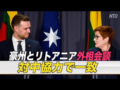 豪州とリトアニア外相会談 対中協力で一致