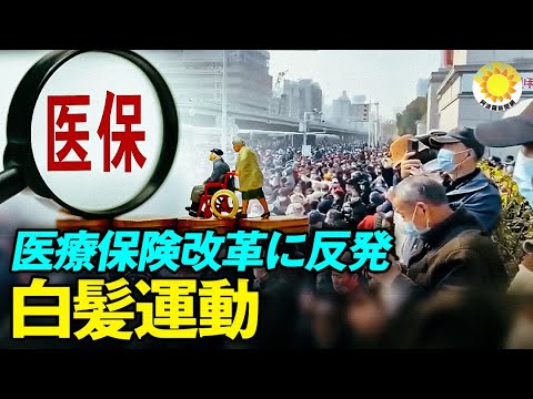 医療保険改革に反発する白髪運動が拡大中、中共が取り締まりを強化する【アポロ新聞】