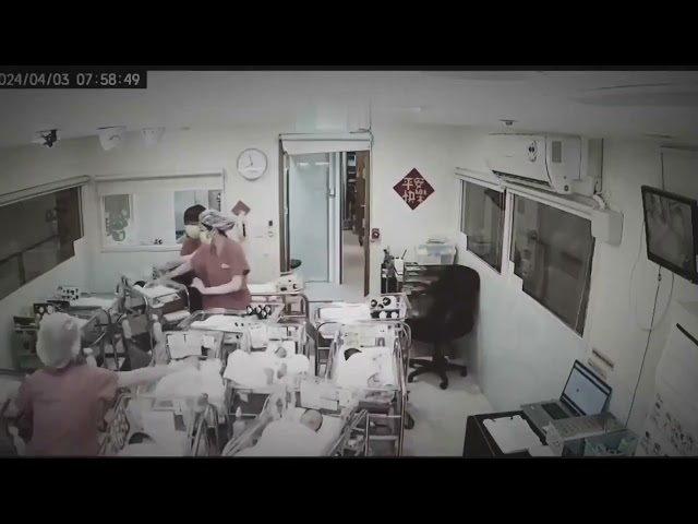地震の際に逃げず、赤ちゃんを守った台湾の看護師