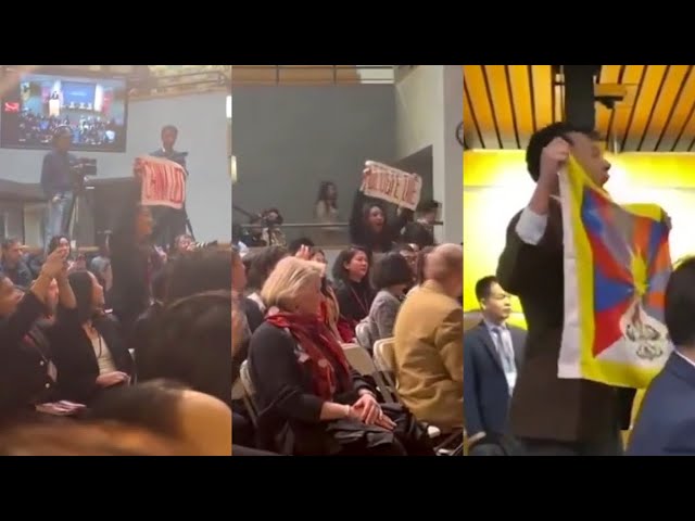【報道】駐米中国大使がハーバード大学で講演中、抗議相次ぐ