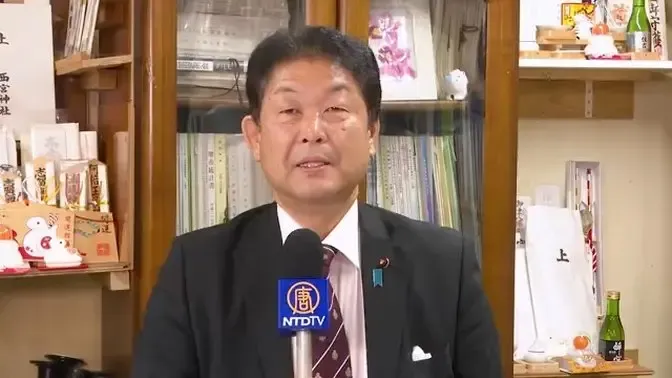 大阪府堺市議会・西川良平副議長から、新唐人と大紀元の読者たちに新年のお祝いの言葉を頂きました